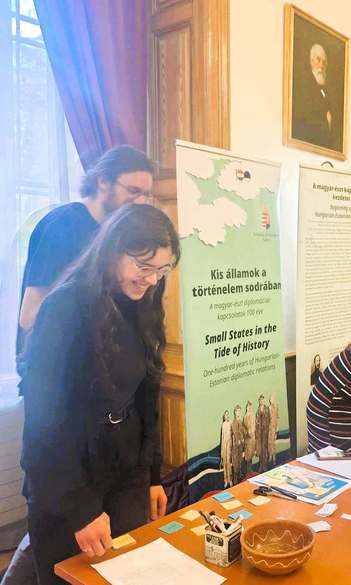A Finnugrisztikai Diákműhely hallgatói az EAN-on